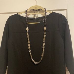 BRAND NEW Purple beaded necklace. White House Black Market